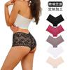 Calcinhas de Renda Sexy para Mulheres, Desejo Puro, Fundo 100% Algodão Vazado, Sem Costura, Alta Elasticidade, Confortáveis, Respiráveis, Tanga de Malha, Feito Sob Medida