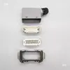 Conector Retangular de Alta Resistência HDC-HE-6 pinos 10 pinos 16 pinos 24 pinos 32 furos 48 pinos Industrial à Prova de Poeira
