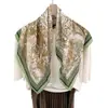Nuevo Bufanda de Algodón y Lino de 68 cm con Tacto Natural Cuadrada Pequeña Estilo Coreano Moda Versátil Profesional para Viajes Salir Protección Solar Pañuelo para la Cabeza de Mujer