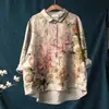 Nuevas Camisas Casuales de Manga Larga para Mujer Transfronterizas 2025, Camisas de Moda para Verano y Otoño, Serie Multicolor con Impresión Digital 3D