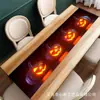 Camino de Mesa de Halloween Transfronterizo Estilo Nuevo Alta Gama Sala de Estar Mesa de Café Decoración Banderín Arreglo de Escena Bandera Personalizado Venta al por Mayor