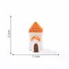 Paisagem miniatura criativa, ilha pequena, casa pequena, decorações DIY, acessórios de paisagismo em garrafa ecológica, miniaturas