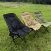 Silla Lunar Premium para Acampar al Aire Libre y Picnic, Silla Portátil Acolchada para Bocetos Artísticos, Silla Plegable Acolchada para Exteriores