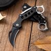 Cuchillo de equipo para exteriores transfronterizo cuchillo plegable mini cuchillo para desempaquetar campo alta dureza cuchillo de garra pequeña cuchillo afilado para frutas