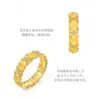 Nuevo Anillo de Flor de Iris Floral Dorado Iridiscente Inspirado en Palacios Chinos, Anillo de Banda Cepillada con Hojas de Ginkgo Incrustadas de Diamantes de Lujo Ligero para Mujer