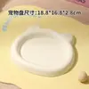 Comedero para gatos moderno y adorable, apto para gatos y perros, con una abertura amplia para evitar que se vuelque, y diseñado para mascotas
