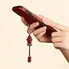 Pingente de Peixe Koi Cinábrio para Corrente de Celular, Areia Dourada Roxa, Pingente de Bolsa do Ano Zodiacal, Suprimento para Vendedores Ambulantes, Atacado de Joias