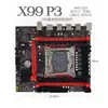 Placa-mã Yingjie X99-P3 2011-3 desktop servidor ECC DDR3 X99 2678V3 2673v3