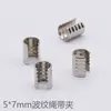 Clip de Cuerda de Hierro con Mosquetón y Hebilla de Caballo Dentada Clip para Cuerda Clip Metálico para Cordones Clip de Cola Clip para Cuerda de Cuero al por Mayor