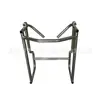 Soporte Negro Pesado Procesamiento Personalizado Uso en Exteriores Soporte Metálico Personalizado Varios Componentes de Soldadura para Estructura de Tubería Terminados