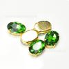 Venta al por mayor de fábrica de garras de cristal ovaladas de color dorado con base, para manualidades, para vestido de novia, accesorios de joyería de cristal