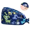 Gorro de Trabajo Dental Oral Gorro de Calabaza Gorro con Estampado de Dibujos Animados para Hospital de Mascotas Gorro Quirúrgico para Doctor y Doctora