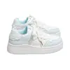 Guerreiro Wxy(S)-Tênis Branco Feminino 5599N Outono e Inverno 2025 Novos Tênis Retro de Couro Original Estudante (Magia)