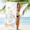 Toalla de Playa Impresa Duffy and Friends Stellalou al por Mayor Transfronteriza Toalla de Baño de Dibujos Animados para Niños Toalla Absorbente de Secado Rápido