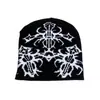 Nuevo patrón gorro de punto estilo europeo y americano de nicho para hombres y mujeres cálido personalidad hip-hop rap gorro pullover para exteriores venta al por mayor