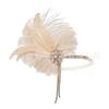 Faixa de cabelo de penas retrô europeia e americana Cross Border 1920S Gatsby Halloween Headwear Bola de Natal Tassel Headwear