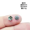 En stock al por mayor, retención de color duradera, tapas de flor gris hierro, tapas de cuentas, estilo vintage, accesorios para pulseras y joyería DIY