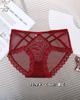 Deseo Puro Ropa Interior de Encaje con Cordones para Ballesta para Mujer Malla Hueca Francesa Entrepierna de Algodón Cintura Baja Calzones Sexys 1079