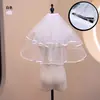 Tocado de velo corto blanco para niñas para sesión de fotos de cumpleaños, Tocado con diseño de bola colorida súper de hada dopamina