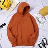 Sudadera Unisex de Moda Holgada para Primavera y Otoño, Sudadera Casual, Sudadera Lisa de Color Caramelo para Deportes