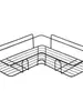 Estante de Esquina para Baño sin Taladro Estante de Almacenamiento Triangular para Baño Montado en la Pared Estante de Almacenamiento para Inodoro Lavabo Pared