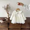Conjunto de Vestido para Niña Ropa de Otoño 2026 Nuevo Elegante de Moda Bebé Niño Pequeño Primavera Otoño Conjunto de Dos Piezas