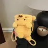 Bolsas Infantis de Crochê Desenho Animado Engraçadas Bolsas de Ombro para Meninas Para Sair Bolsas Transversais Fofas Mochilas Infantis Ultraleves