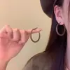 2026 Nuevos Pendientes de Lujo Simples de Plata S925 Stud Pendientes al por Mayor Versátiles Pendientes de Diseño Exagerado para Mujer