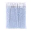 Mini cepillo de labios desechable con flocado Varilla de cristal Cepillo de brillo de labios portátil Pincel de maquillaje Mini cepillo de labios