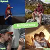 Lanterna Portátil Mini Nove Contas de Lâmpada XPE Iluminação Forte Usando 3 Pilhas AAA Bolso Outdoor Lanterna de Emergência Presentes para Crianças