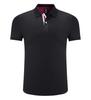 Camiseta de manga corta para hombre, nueva camiseta de seda de hielo 2024, sin planchado, de verano, con cuello entallado, estilo polo, informal, de negocios para jóvenes.