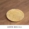 Estera para tetera de lufa posavasos portapots alfombrilla para tetera de arcilla púrpura alfombrilla de té portatazas de té alfombrilla de ratán aislante accesorios para juego de té de bambú