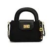 Bolsa Pequena Quadrada com Rombos de Novo Estilo, Moda Francesa, Bolsa de Mão com Corrente de Luxo para Mulheres, Adequada para o Trabalho e o Dia a Dia, Bolsa de Ombro Único Transversal