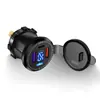 Carregador de Carro Digital Modificado 120W Carregamento Super Rápido 4 Portas Duplo PD para Carros, RVs, Veículos Elétricos e Motocicletas