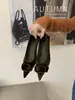 2026 Nuevo Estilo Punta Fina Tacón de Aguja Punta Fina Francesa Botón de Terciopelo Moderno Versátil Zapatos de Mujer para el Trabajo