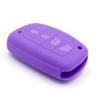 Adecuado para la moderna funda de silicona para llave inteligente de 4 llaves Sonata I40, funda para llave con pegamento suave, funda para dispositivo antirrobo para control remoto de automóvil.