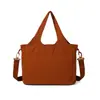 Bolsa de Ombro Axilar, Bolsa Tote de Grande Capacidade, Bolsa de Nylon Versátil Feminina, Nova Bolsa de Mão Plissada Multibolsos para o Dia a Dia