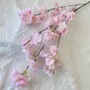 Suministros del Fabricante Flores de Seda Hechas a Mano para Decoración del Hogar, Flores Artificiales Colgantes de Cascada Flor de Cerezo en Jarrón, Plantas de Flores Artificiales