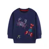 26 Nuevo Sudadera de Otoño para Niños Estilo Europeo y Americano Moda Bordada Camiseta Deportiva Infantil Base de Algodón Tejido para Niños Pequeños