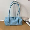 Bolso Boston Color Sólido Estilo Coreano Personalizado Esmerilado Moda de Nicho para Viajes Diarios Bolso de Hombro Único Bolso Almohada Elegante