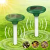 Repelente de Topos Alimentado por Energía Solar Transfronterizo, Repelente para Serpientes y Ratas de Exterior, Repelente Ultrasónico Impermeable para Animales para Céspedes y Jardines
