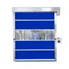 Puerta de Persianas Enrollables Rápidas Eléctricas de PVC Taller Industrial Libre de Polvo Puerta de Elevación Automática Tienda de Lavado de Autos Puerta de Persianas Enrollables Rápidas
