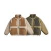 Catálogo Inverno Novo Estilo Japonês Combinação de Cores Retrô Gola Alta Casaco de Algodão de Inverno Roupas Pão Masculinas e Femininas Algodão Espesso Moda