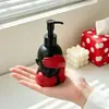 Botella dispensadora de jabón tipo prensa artística para uso en hotel y hogar, botella de loción para baño, champú, jabón de manos, botella dispensadora de gel de ducha