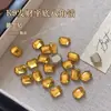 Acessórios Super Brilhantes Dourados para Nail Art, Strass Octogonais de Fundo Plano K9 Premium, Decoração de Luxo de Ano Novo para Unhas