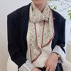 Cinta de nueva tendencia 14*150 de seda sintética con punta larga, bufanda de seda Joker, corbata decorativa para bolso, cinta grande para el cuello
