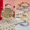 Oro Puro 999 Dios de la Riqueza Colgante de Oro Serie Oso Fresa Bola de Felpa Cordón Tienda de Oro Regalo Promocional