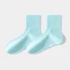 Calcetines antibacterianos de iones de plata para mujer con ángulo recto, calcetines transpirables absorbentes de sudor para otoño e invierno para mujer, calcetines desodorantes de tubo medio, Industria de Calcetines de Zhuji