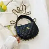 Bolsa Transversal de Verão para Mulheres Versátil 2026 Nova de Ombro Estilo Chanel Mini de Alto Padrão de Nicho Bolsa de Axila