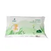 Bolsa de Embalaje para Toallitas Húmedas de Desinfección con Solapa Papel de Tejido Suave de Algodón Bolsa de Embalaje para Tejidos Bolsa Desmontable para Toallitas Húmedas de Desinfección Personalizada